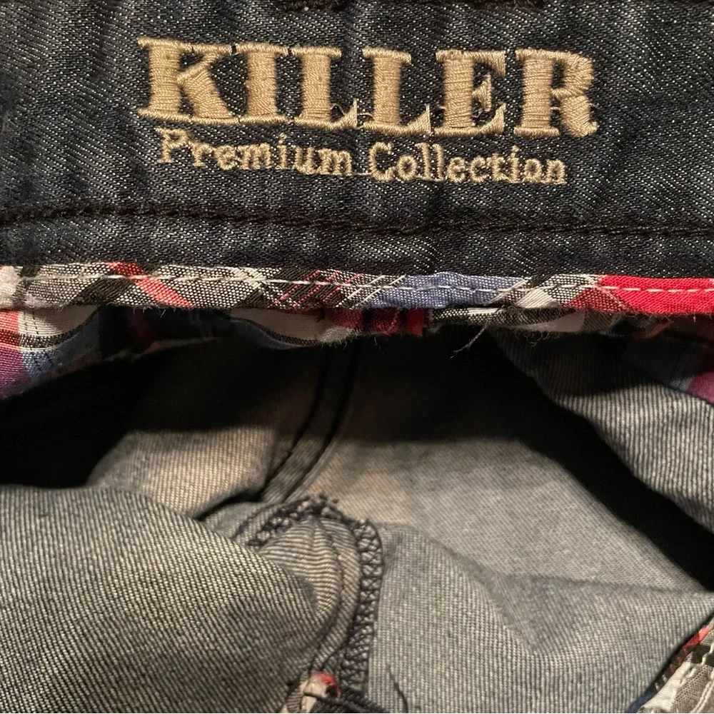 Killer Jeans 1976 Straight Leg Blue Men's Size 36x31 Premium Denim Dark Wash